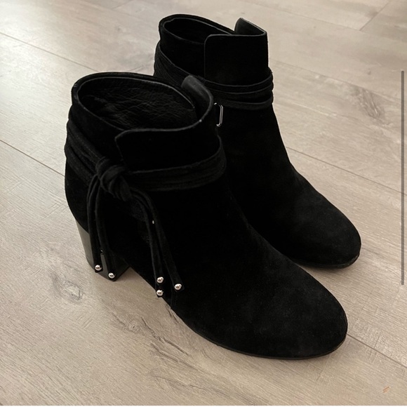 Rag and bone black heeled boots - Picture 3 of 8